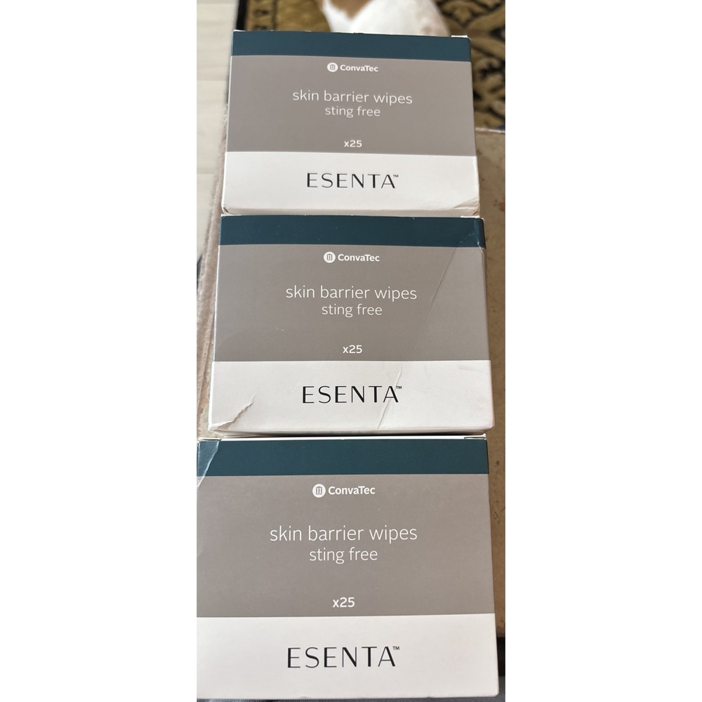 75 ConvaTec 423392 Esenta Skin Barrier Wipes Sting Free (Exp:2027)